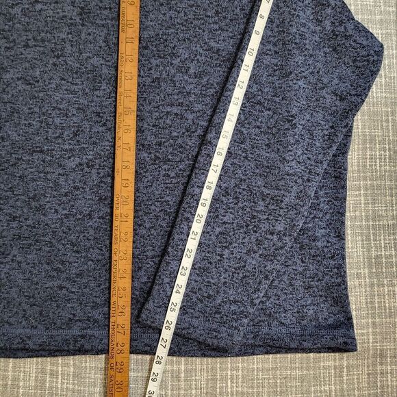 Eddie Bauer Convector 1/2 Zip Sweater Pullover Jacket Blue Heather Men's XL - Picture 9 of 10